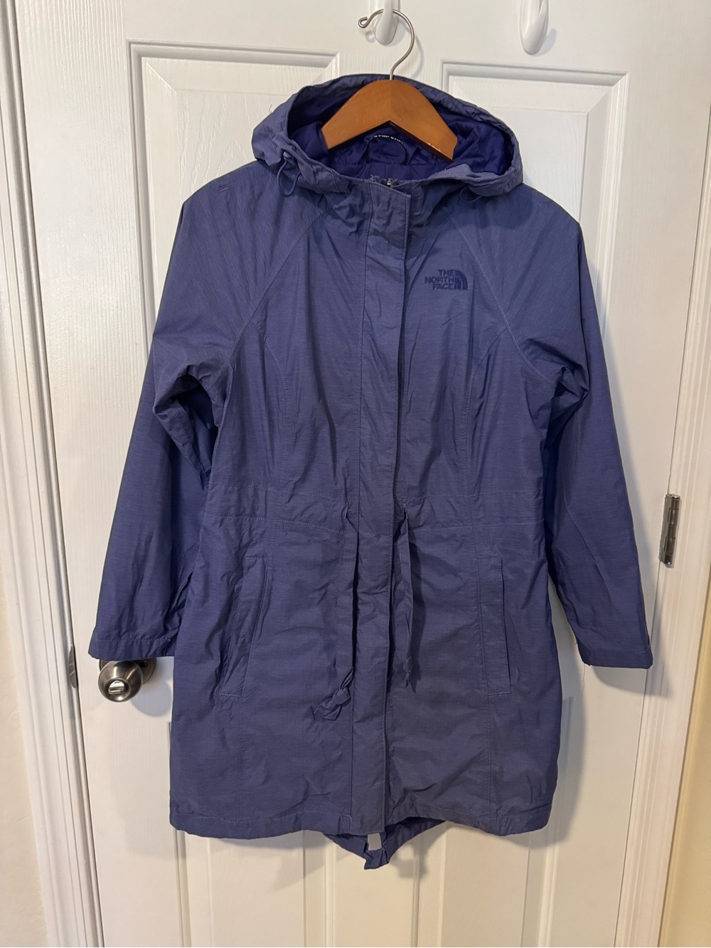 The North Face Women's Hooded Purple Trench Coat
